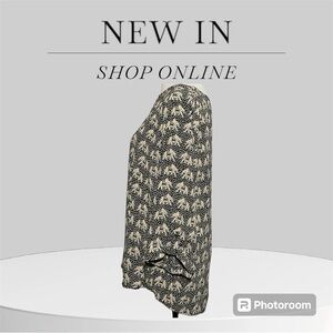 Pixley Fun W/ Elephants Stitch Fix Blouse Gently Used Lightweight Airy and flowy